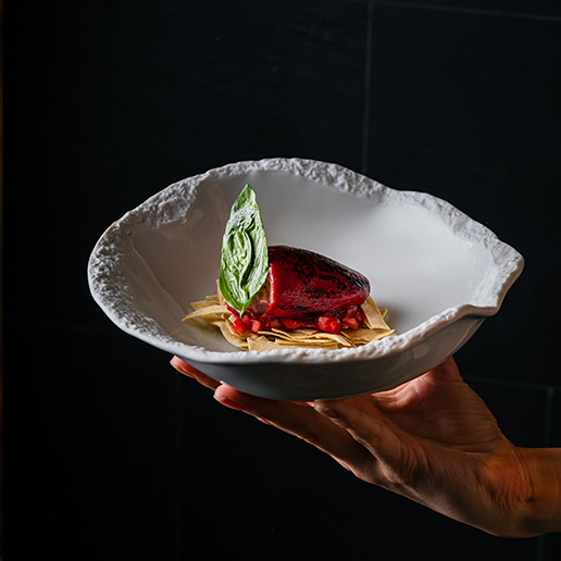 Postre sorprendente para una pedida de mano original en el restaurante Dans le Noir ?