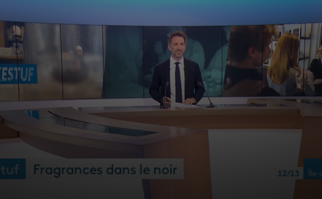 Reportage France 3 Île-de-France sur les ateliers olfactifs Dans le Noir ? à Paris dans la rubrique #KestuF.