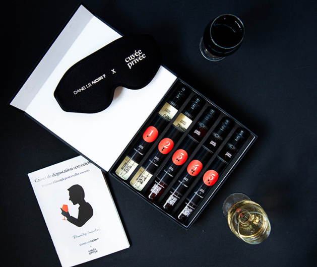 Coffret de dégustation sensorielle Dans le Noir ? x Cuvée Privée