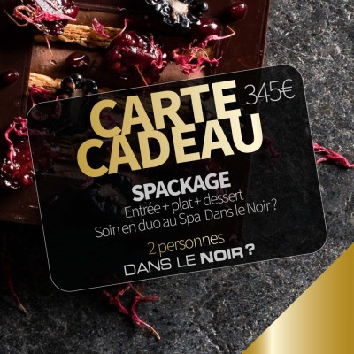 Formule Cadeau "Spackage Restaurant et Spa" – Duo