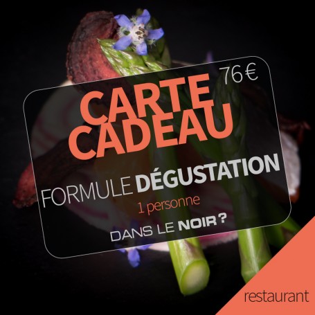 E-Carte Cadeau - Formule Dégustation